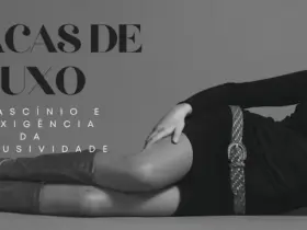 Banner sobre grandes marcas moderno em preto