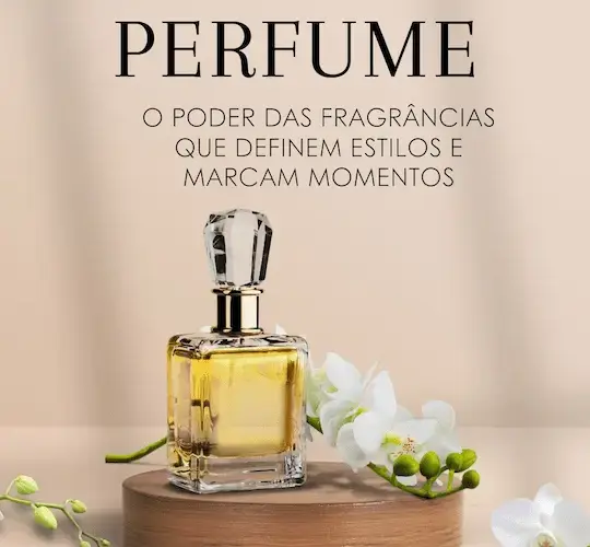 Post instagram perfume elegante preco bege preto