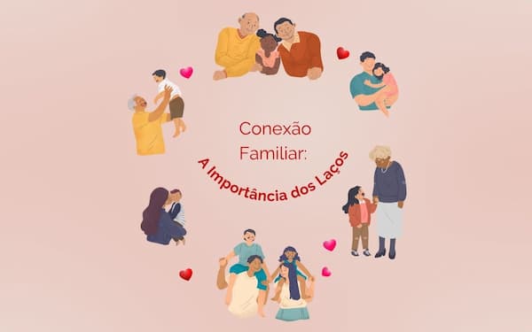 Post para Instagram de homenagem ao dia da familia com varias ilustracoes e fundo em gradiente 1